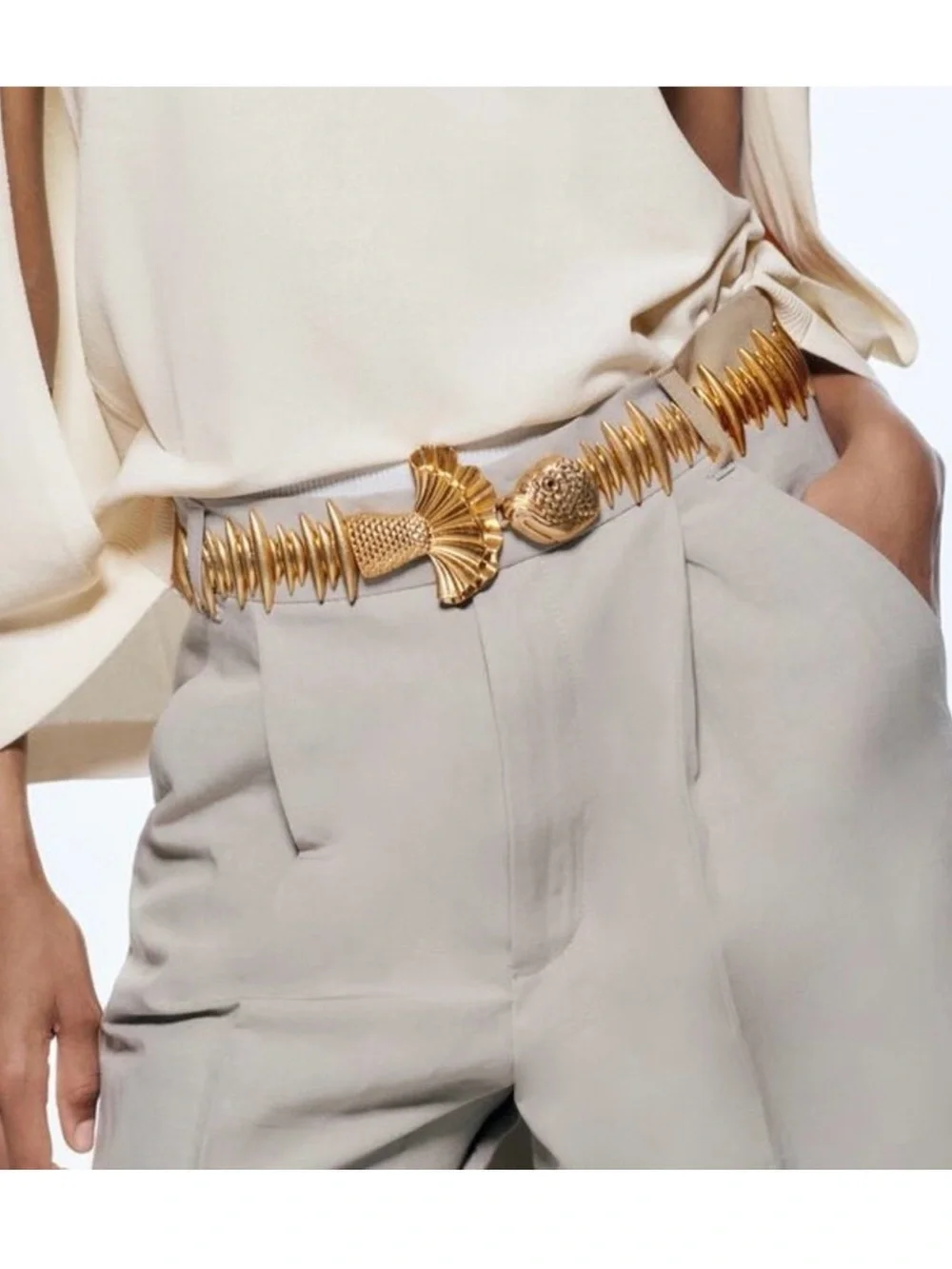 Zara fish belt